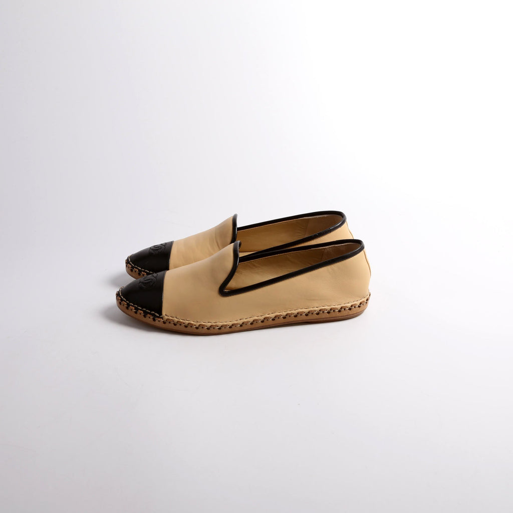 Cap Toe Chain Mocassin Loafers Size 40