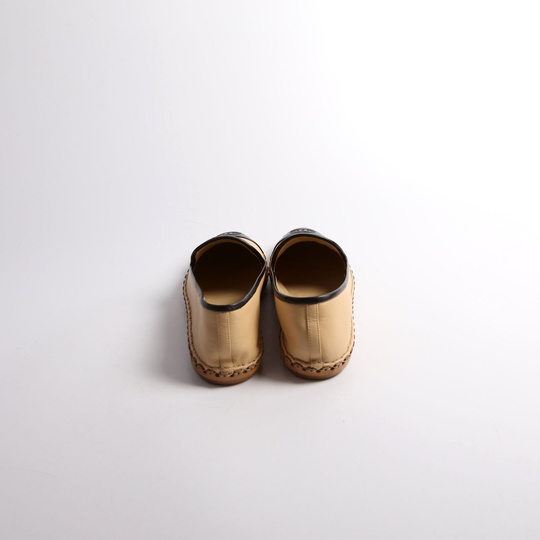 Cap Toe Chain Mocassin Loafers Size 40