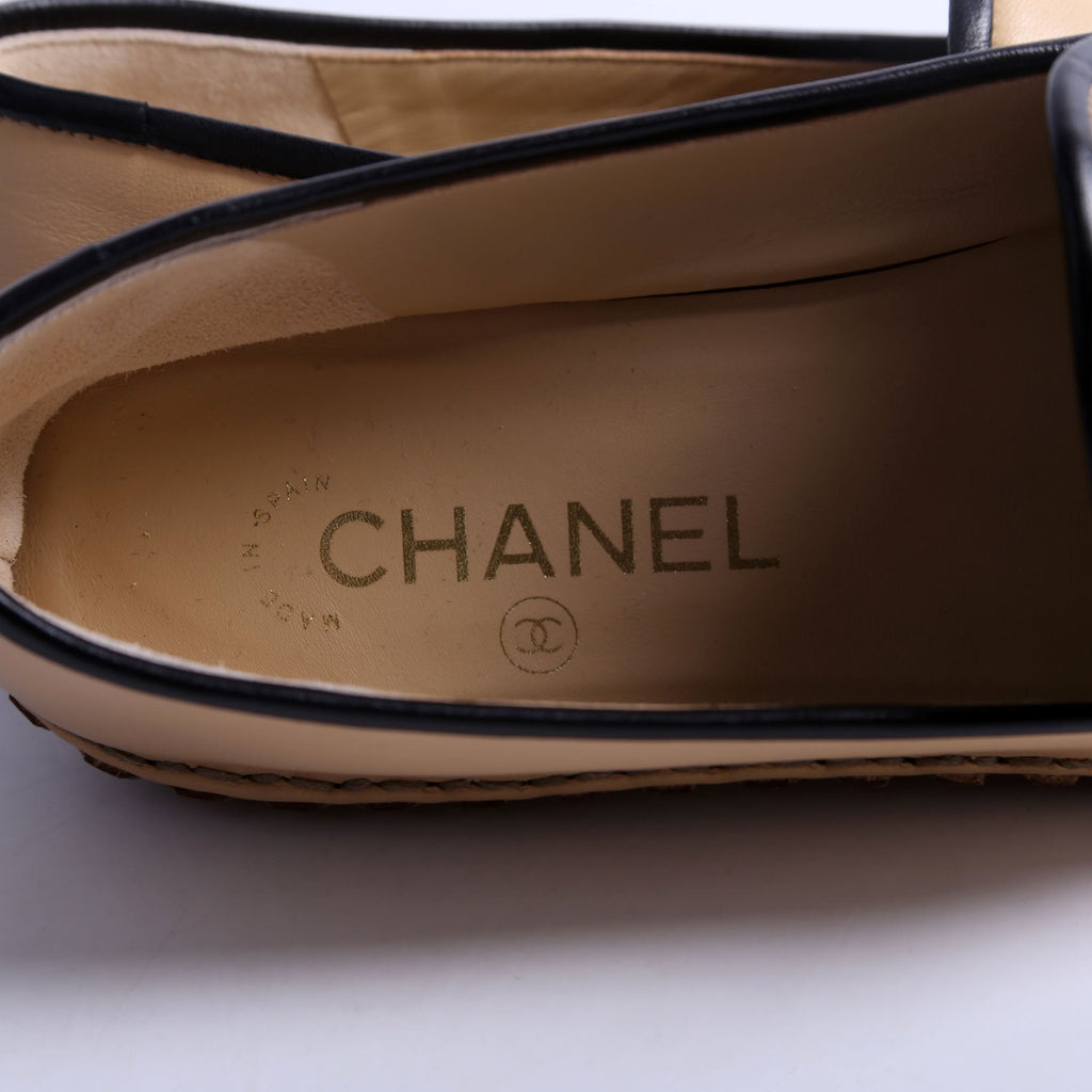 Cap Toe Chain Mocassin Loafers Size 40