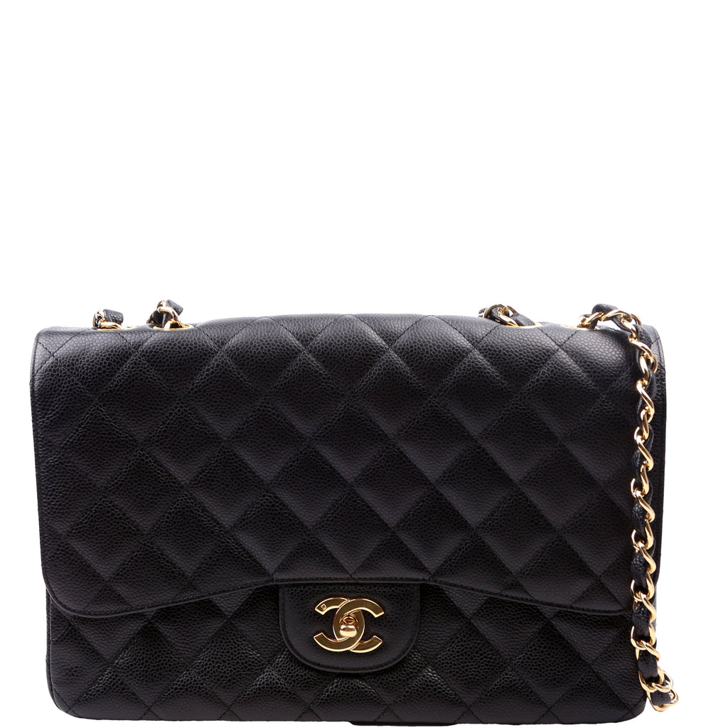 Classic Flap Jumbo Caviar Black