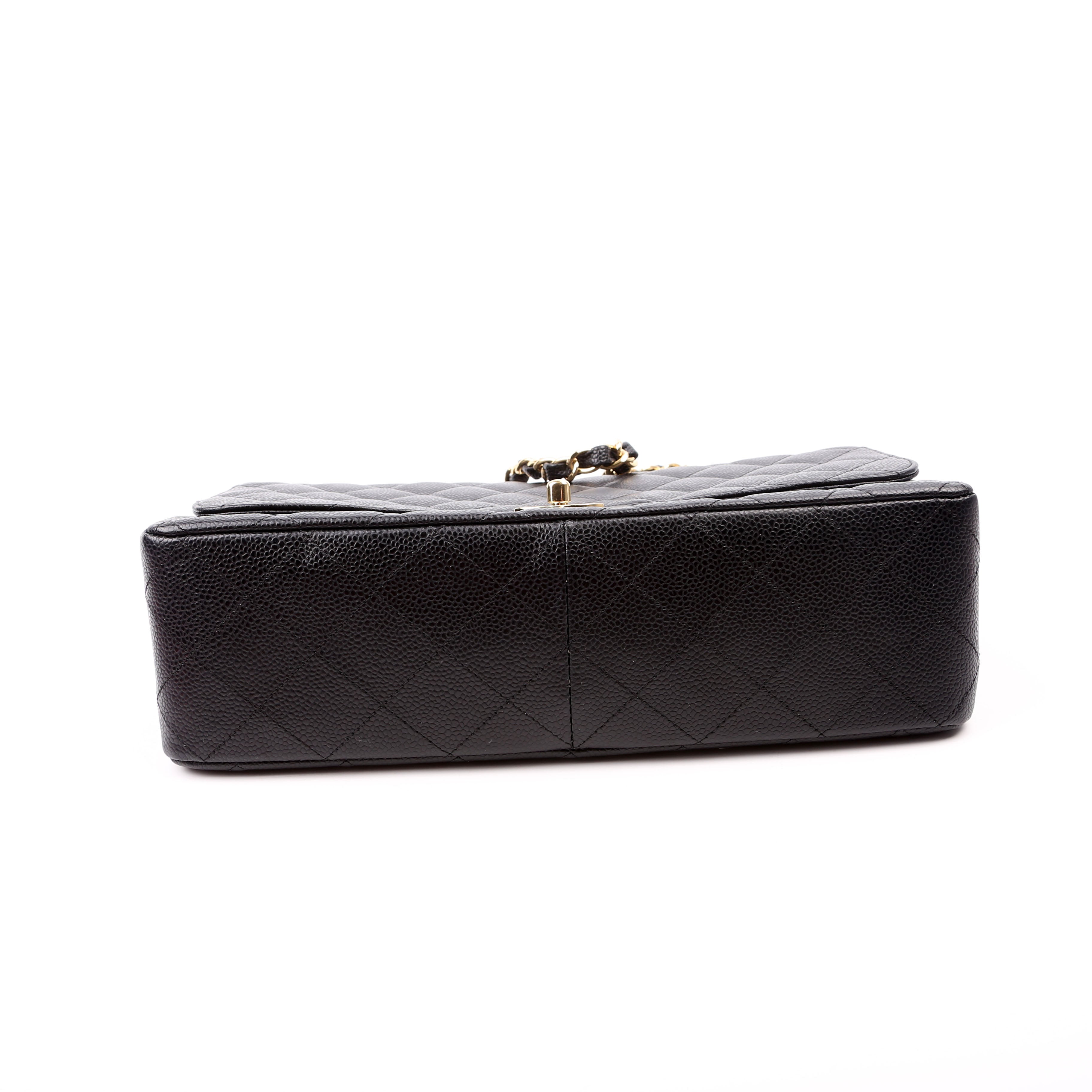 Classic Flap Jumbo Caviar Black