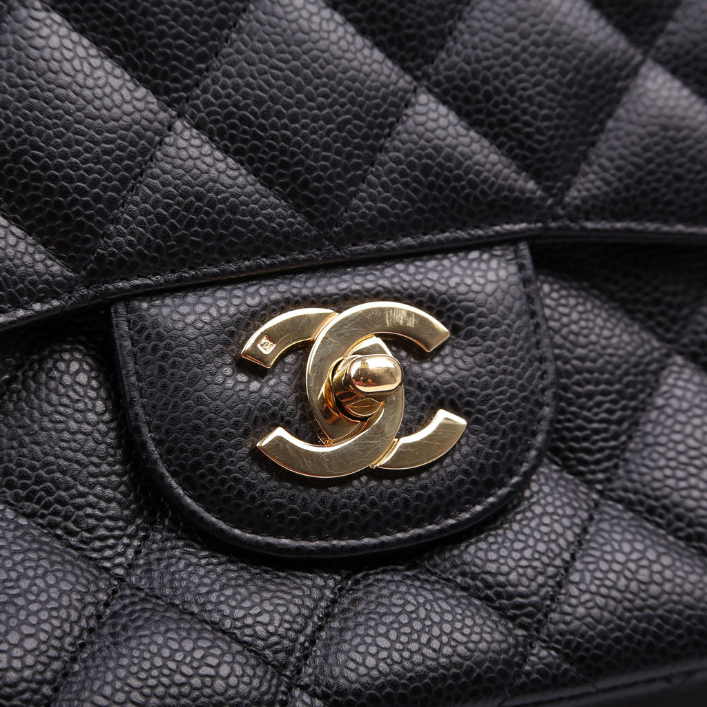 Classic Flap Jumbo Caviar Black