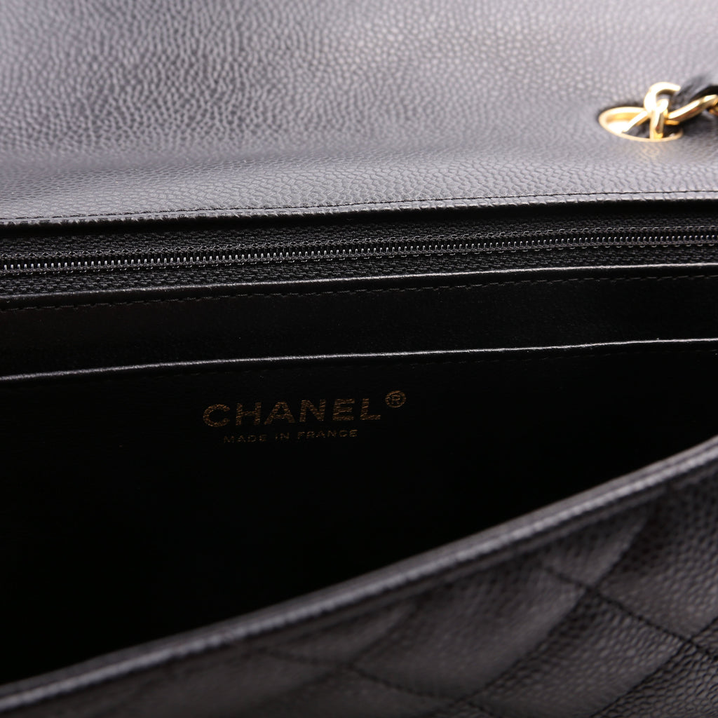 Classic Flap Jumbo Caviar Black