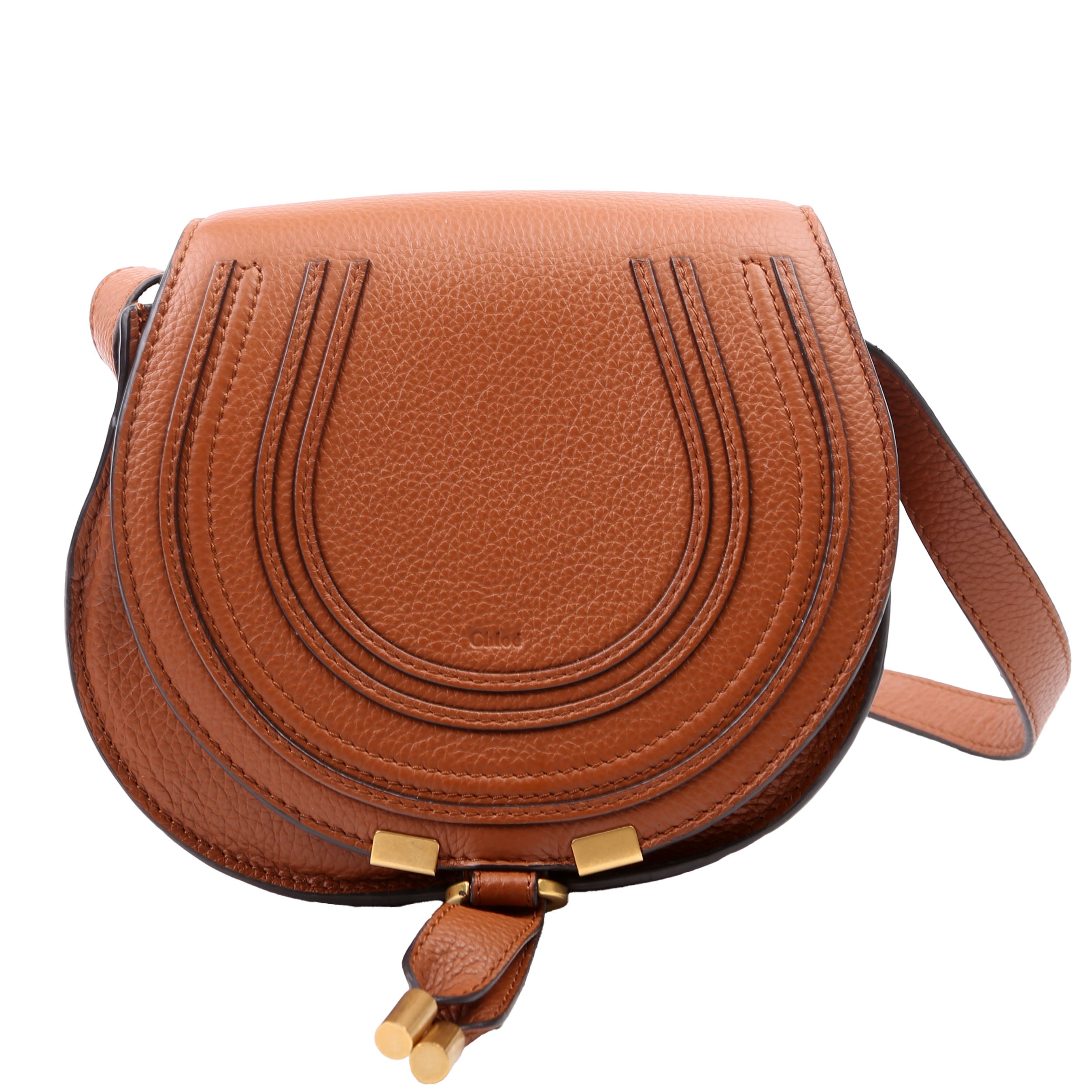 Marcie Saddle Bag Crossbody Small Brown