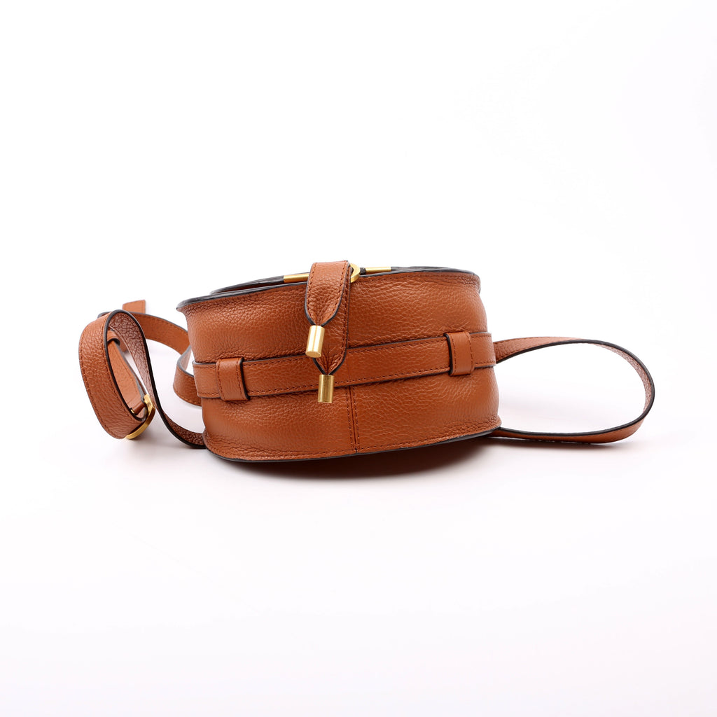 Marcie Saddle Bag Crossbody Small Brown