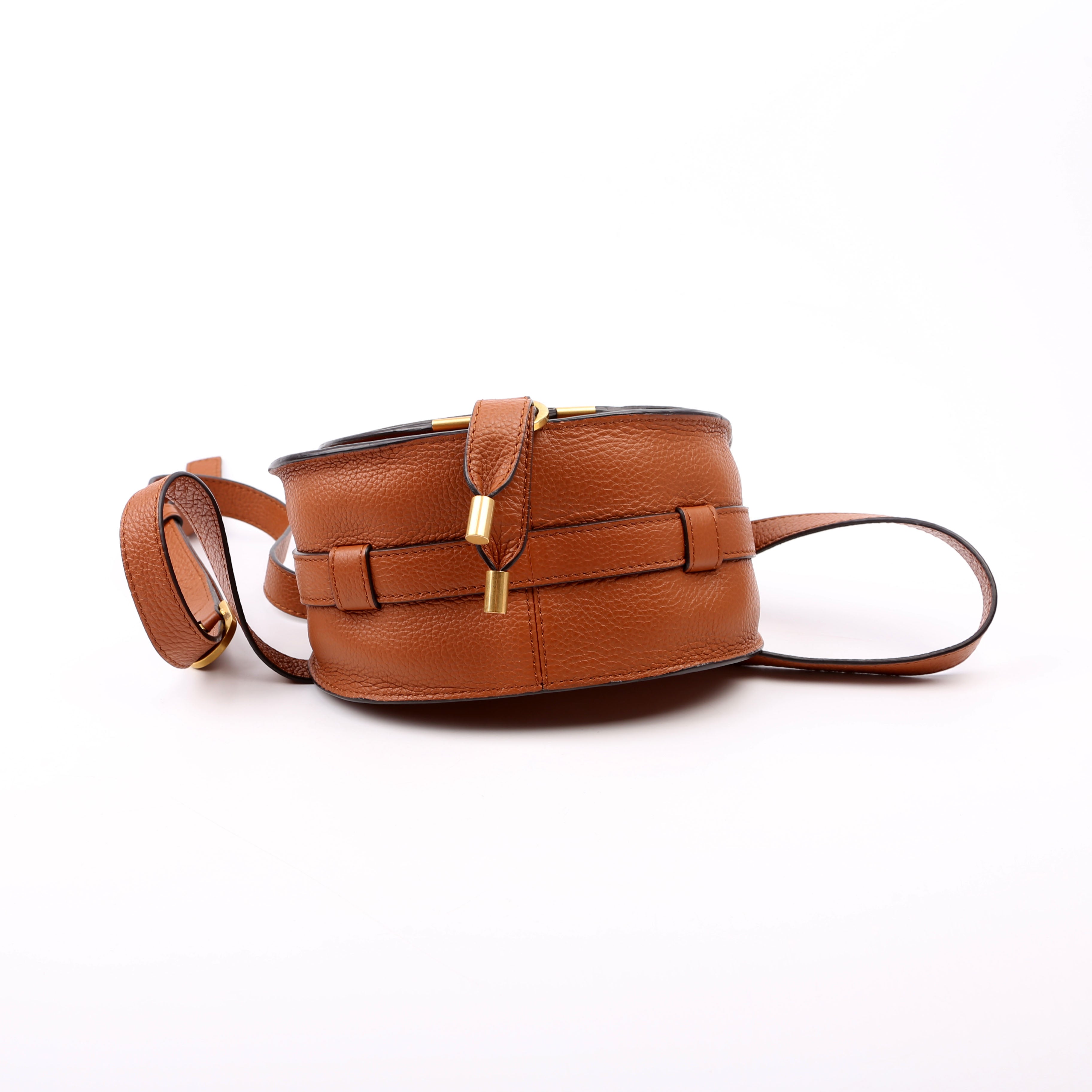 Marcie Saddle Bag Crossbody Small Brown