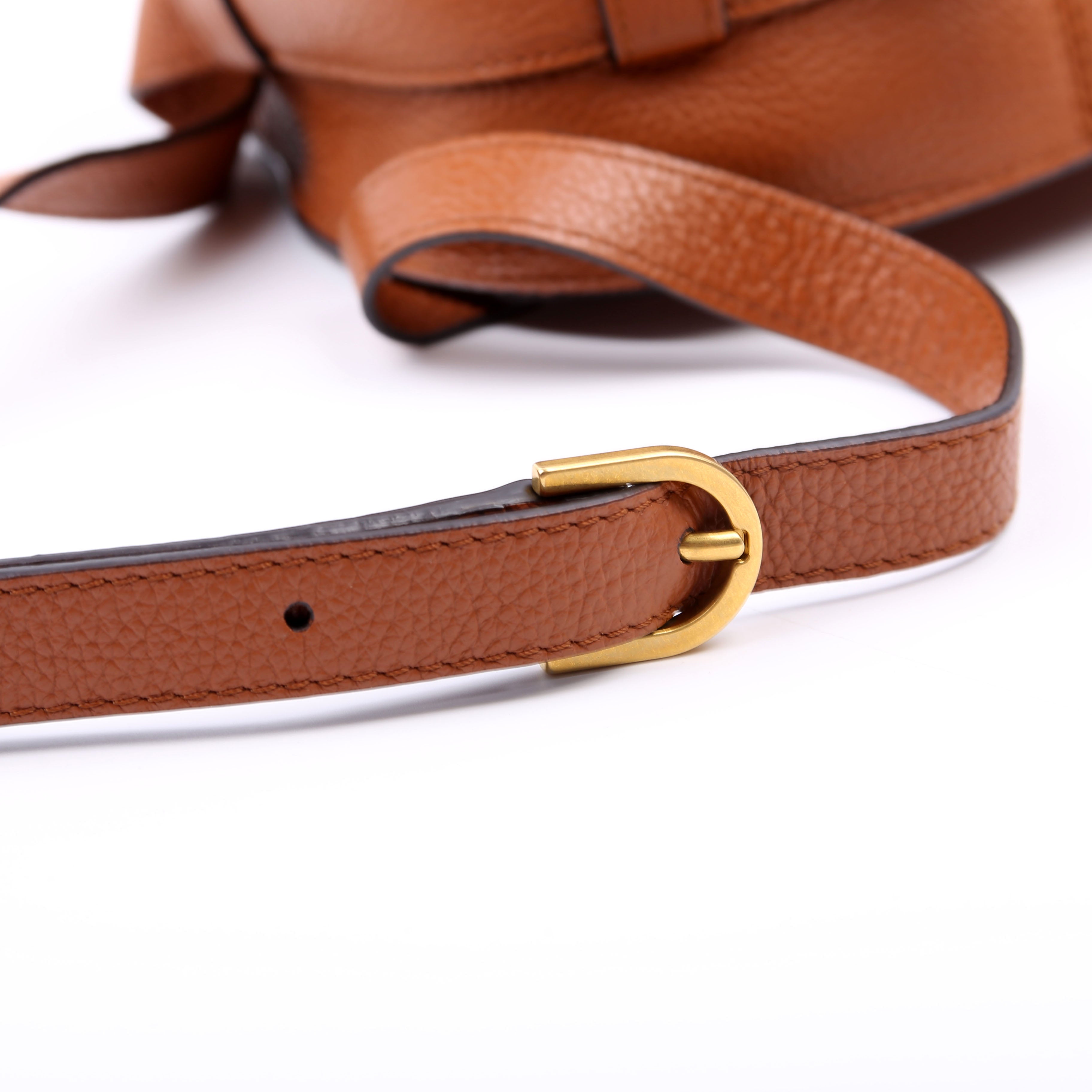 Marcie Saddle Bag Crossbody Small Brown