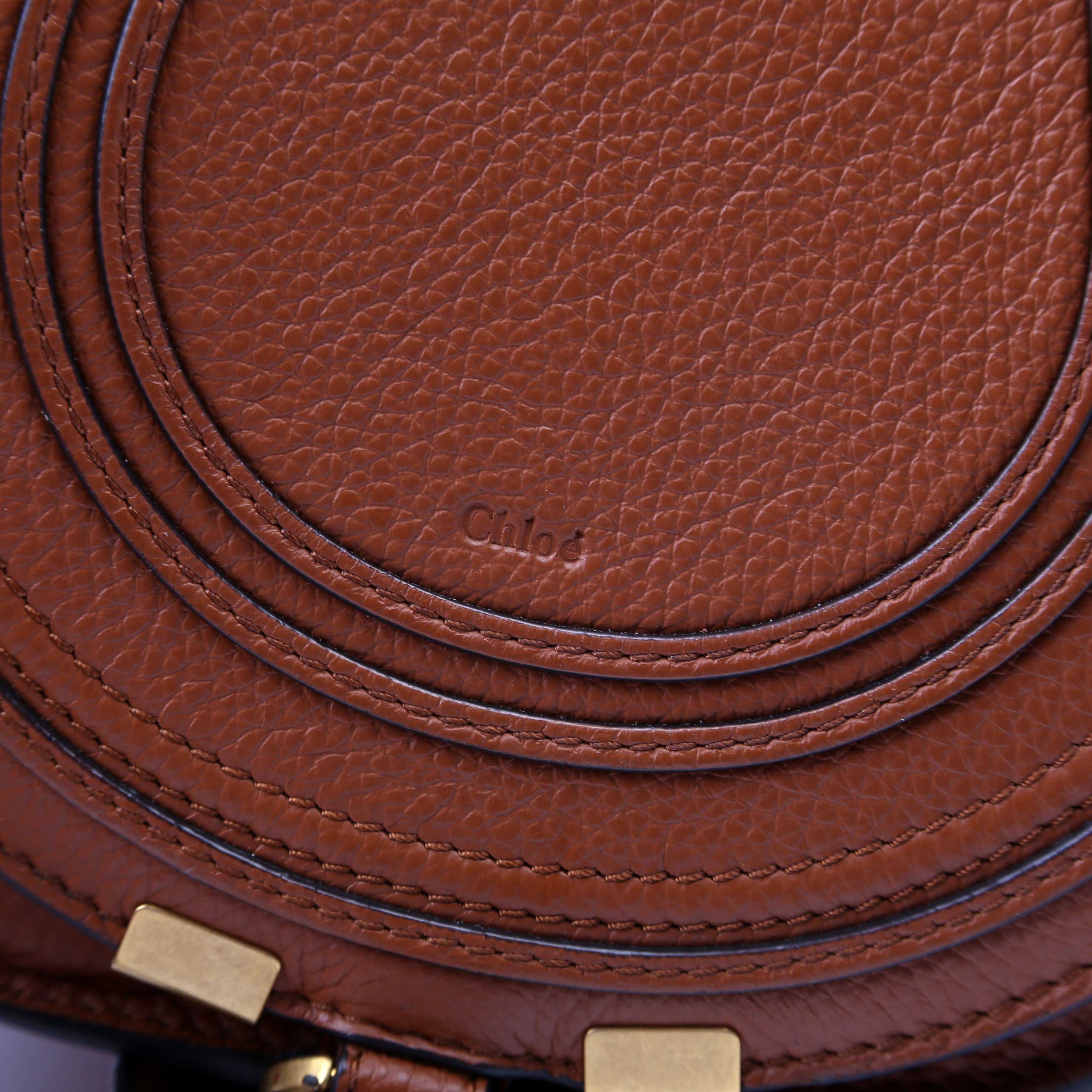 Marcie Saddle Bag Crossbody Small Brown