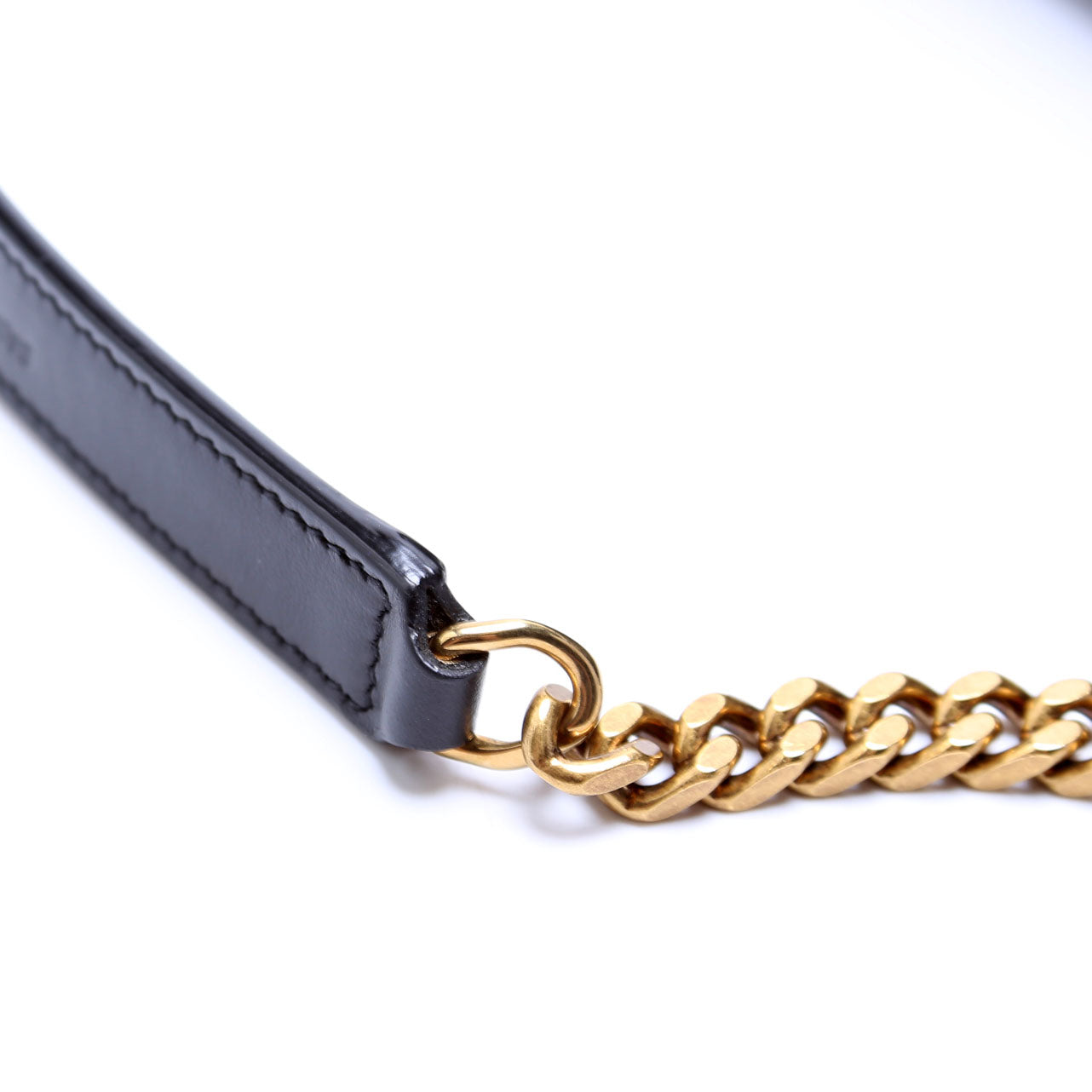 Loulou Medium Quilted Black/Gold