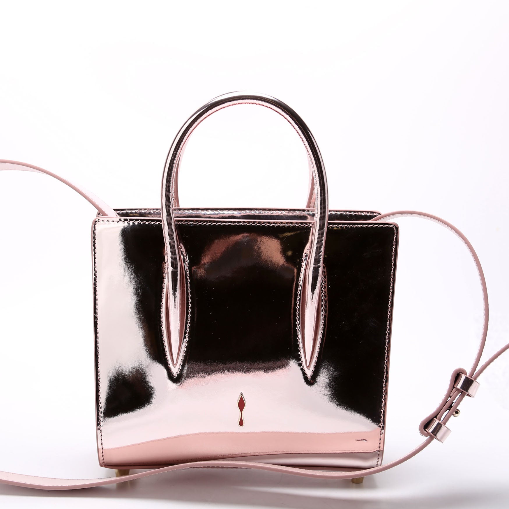 Paloma Mini Tote Loubinthesky Laminated Leather Pink