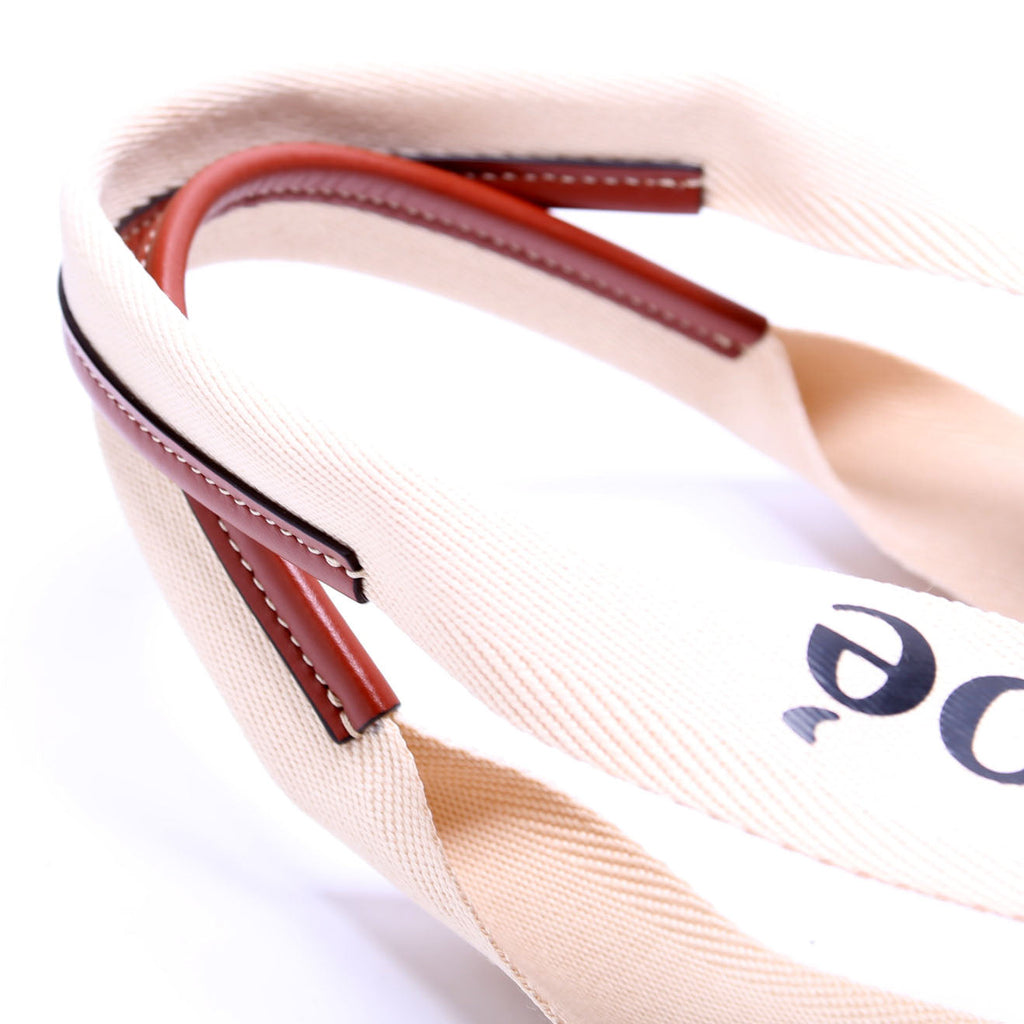 Woody Ribbon Tote Medium Beige/Brown