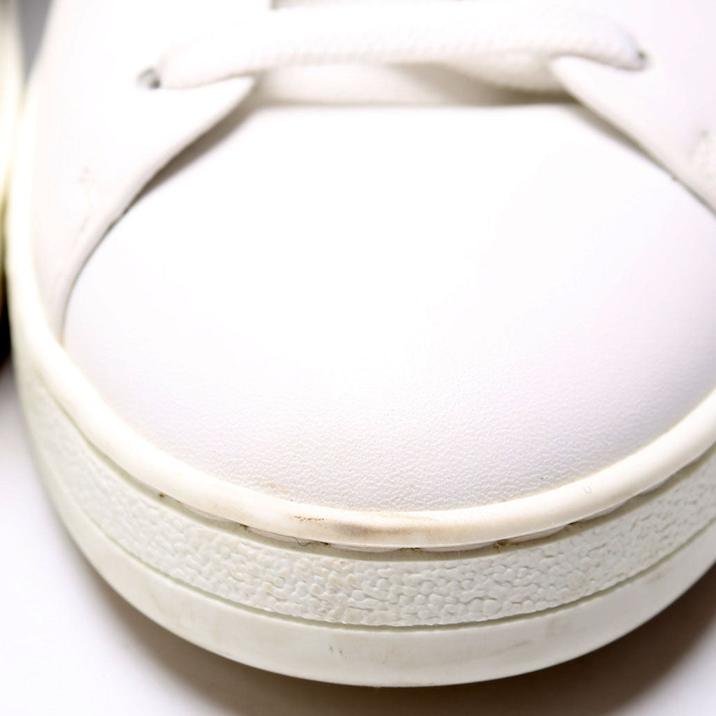 Frontrow Calfskin/Monogram Sneakers Size 38 White