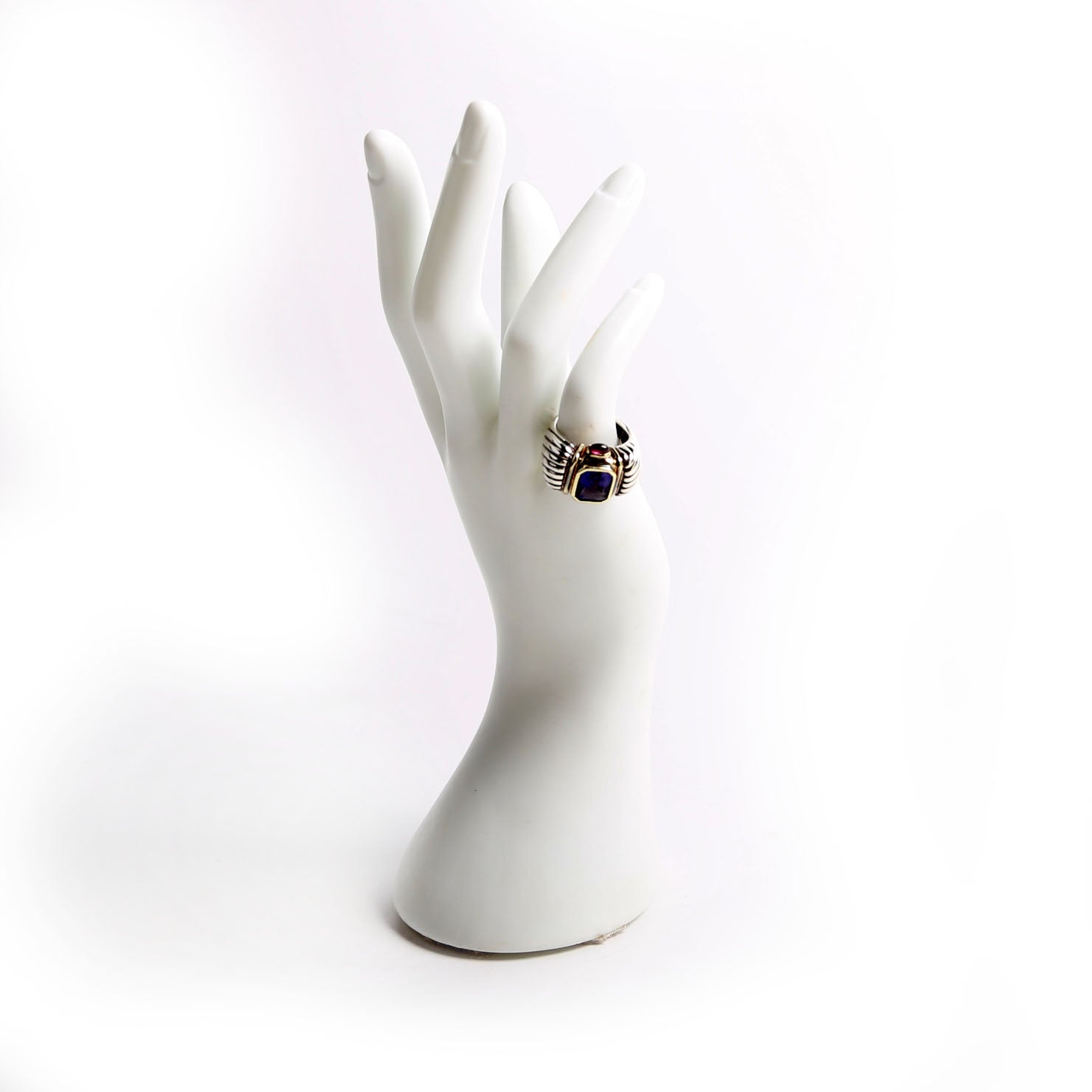 Renaissance Ring Amethyst/Rhodolite/925/585 Size 6