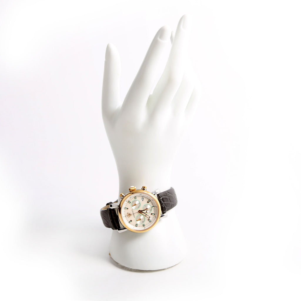 Day Glam Stainless Steel/Sapphire Crystal Dial Watch Brown