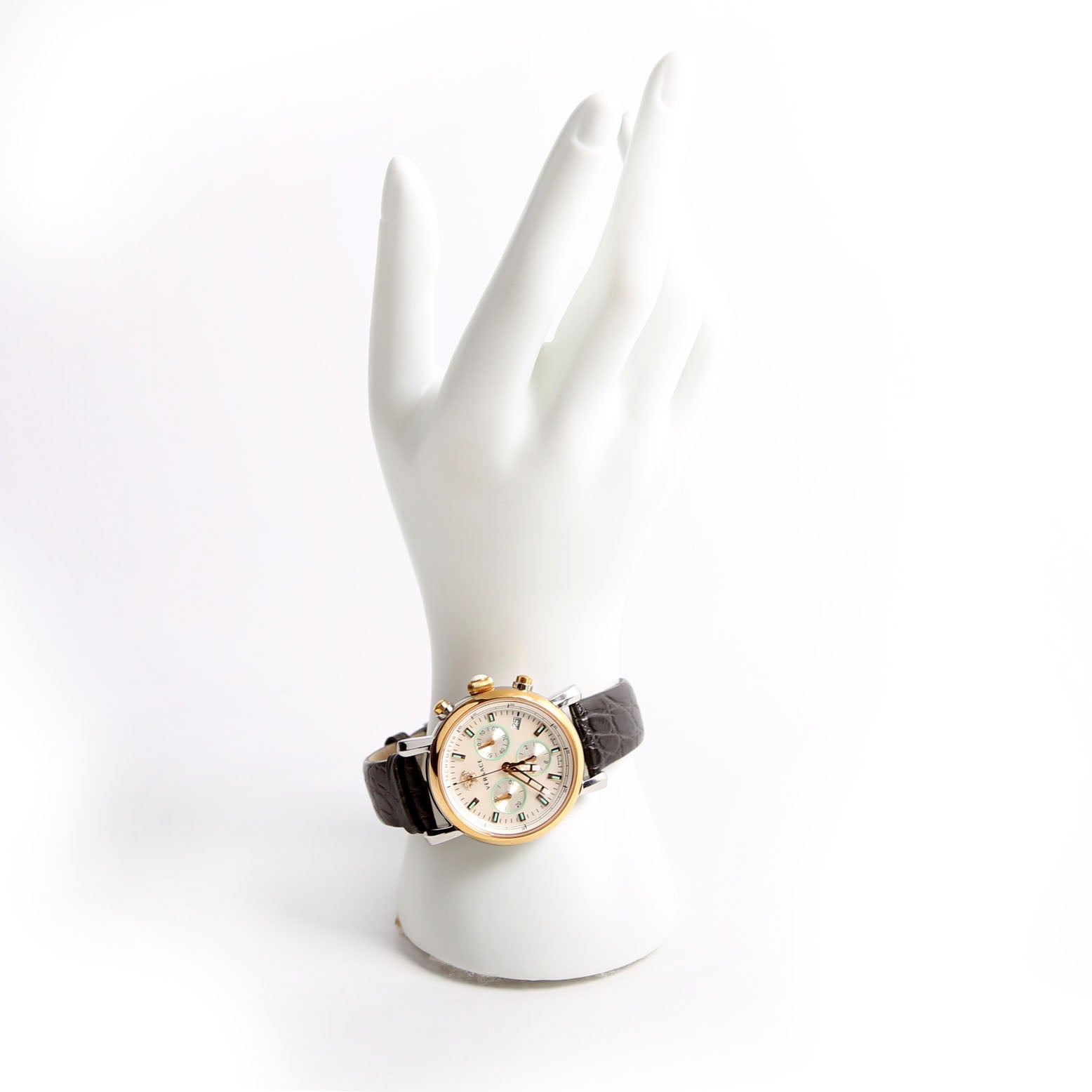Day Glam Stainless Steel/Sapphire Crystal Dial Watch Brown