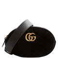 Gucci 476434 Marmont Velvet Belt Bag Black
