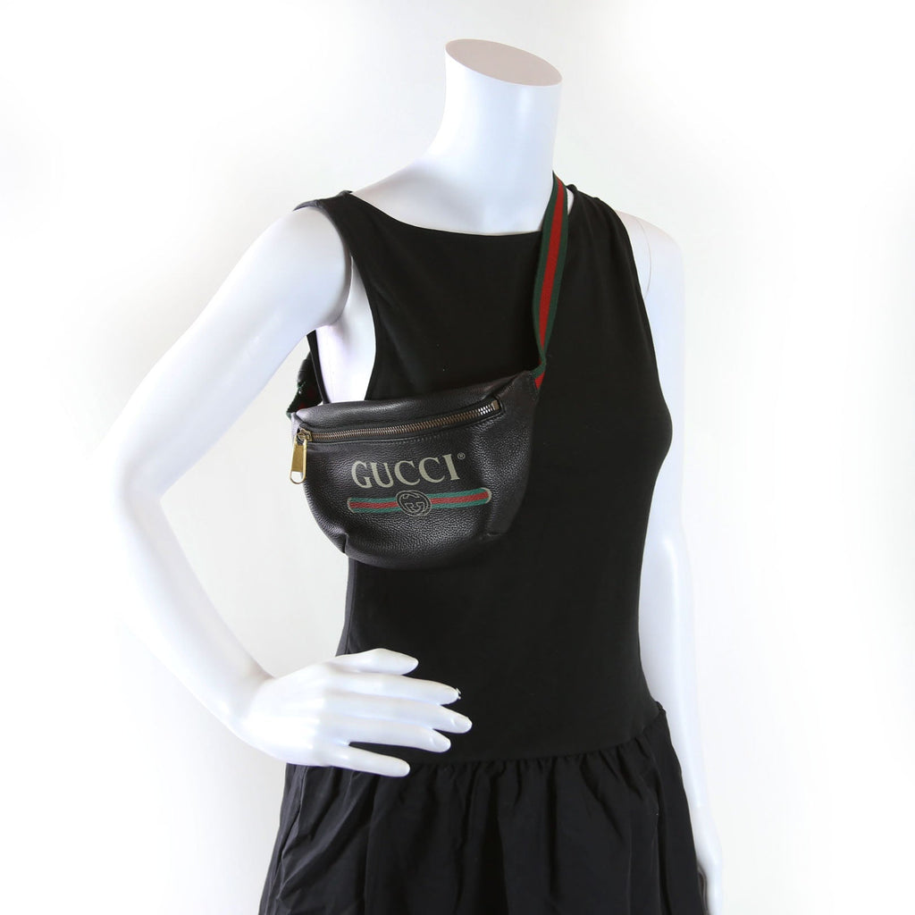 527792 Retro Belt Bag Black