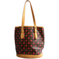 Petit Bucket Cerises Brown/Red