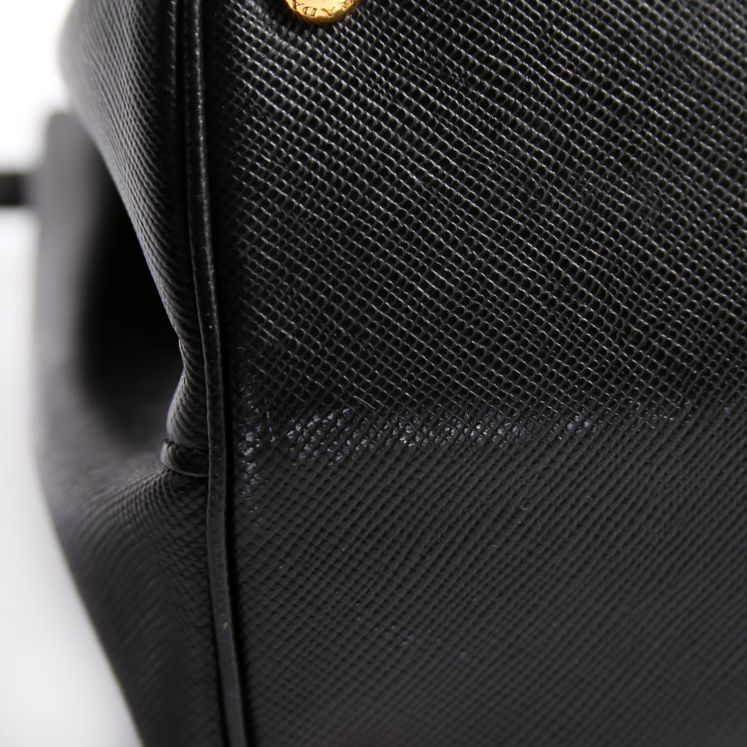 B2756T Saffiano Cuir Double Tote Medium Black