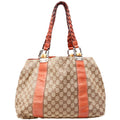 232947 GG Canvas Bamboo Tote