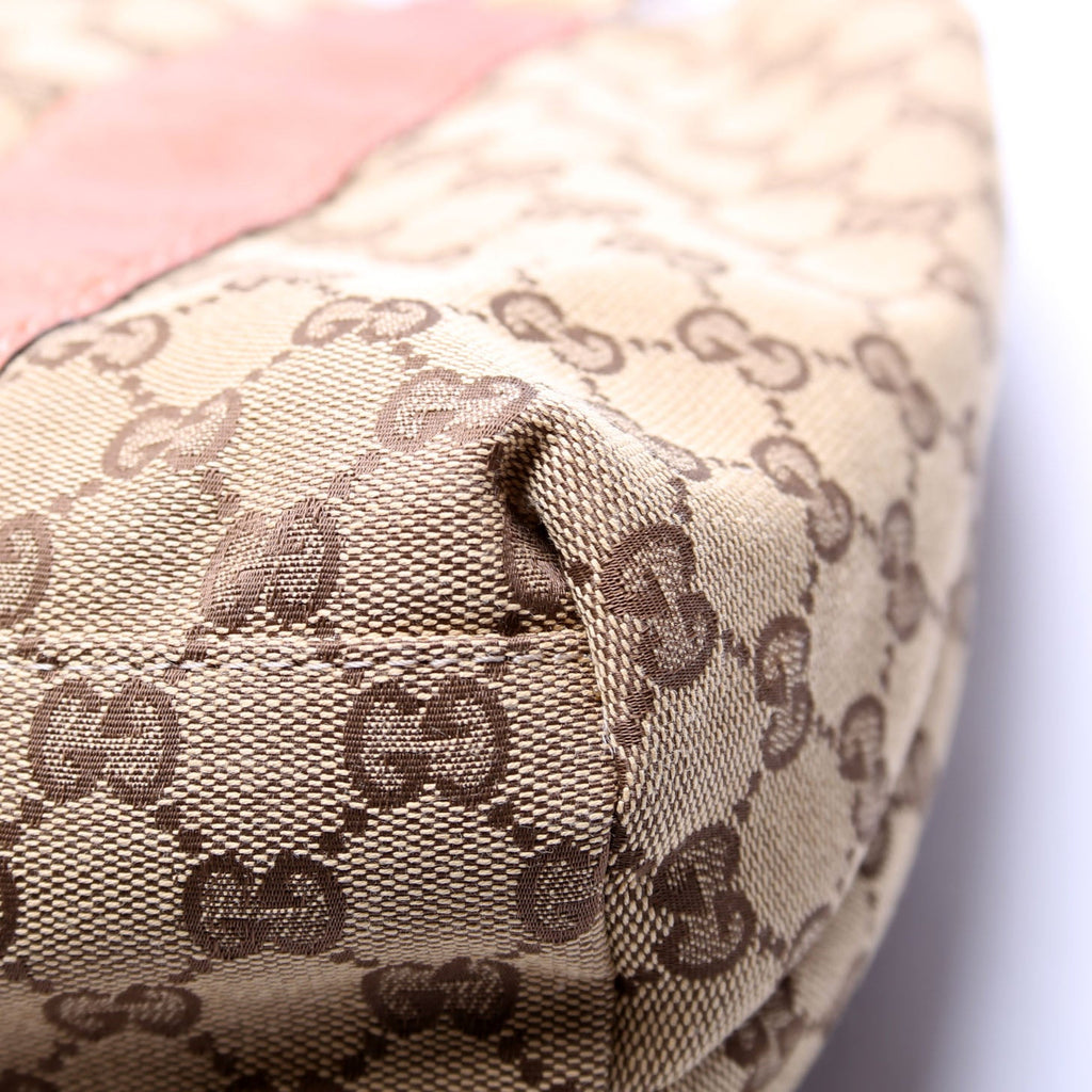 232947 GG Canvas Bamboo Tote