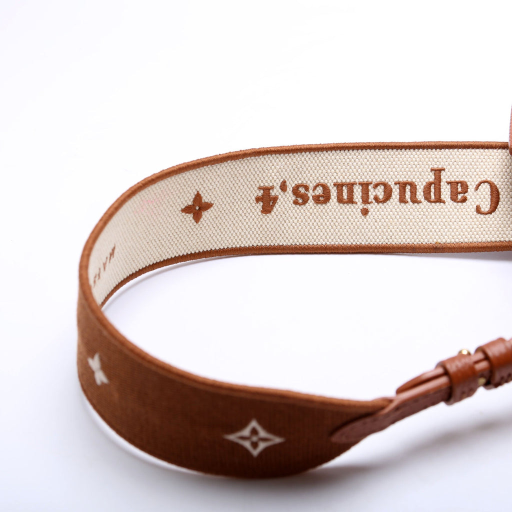 Capucines MM Taurillon Canvas Brown/Beige