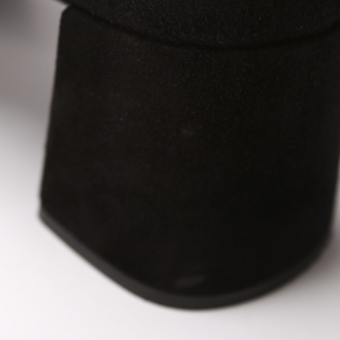 Suede Knee High Boots Size 37 Black