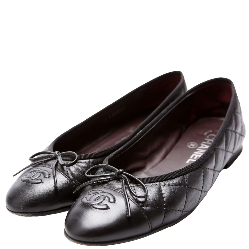 Cap Toe Ballet Flats Size 37