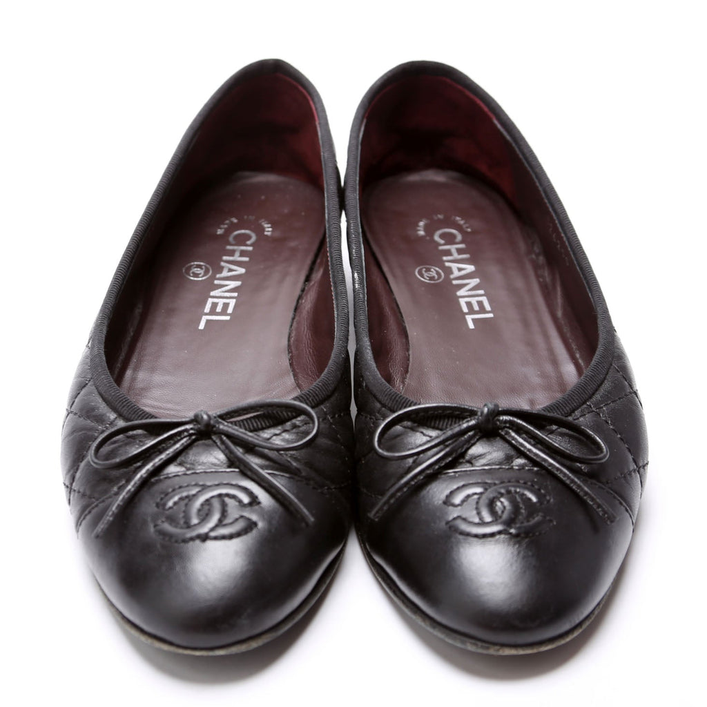 Cap Toe Ballet Flats Size 37
