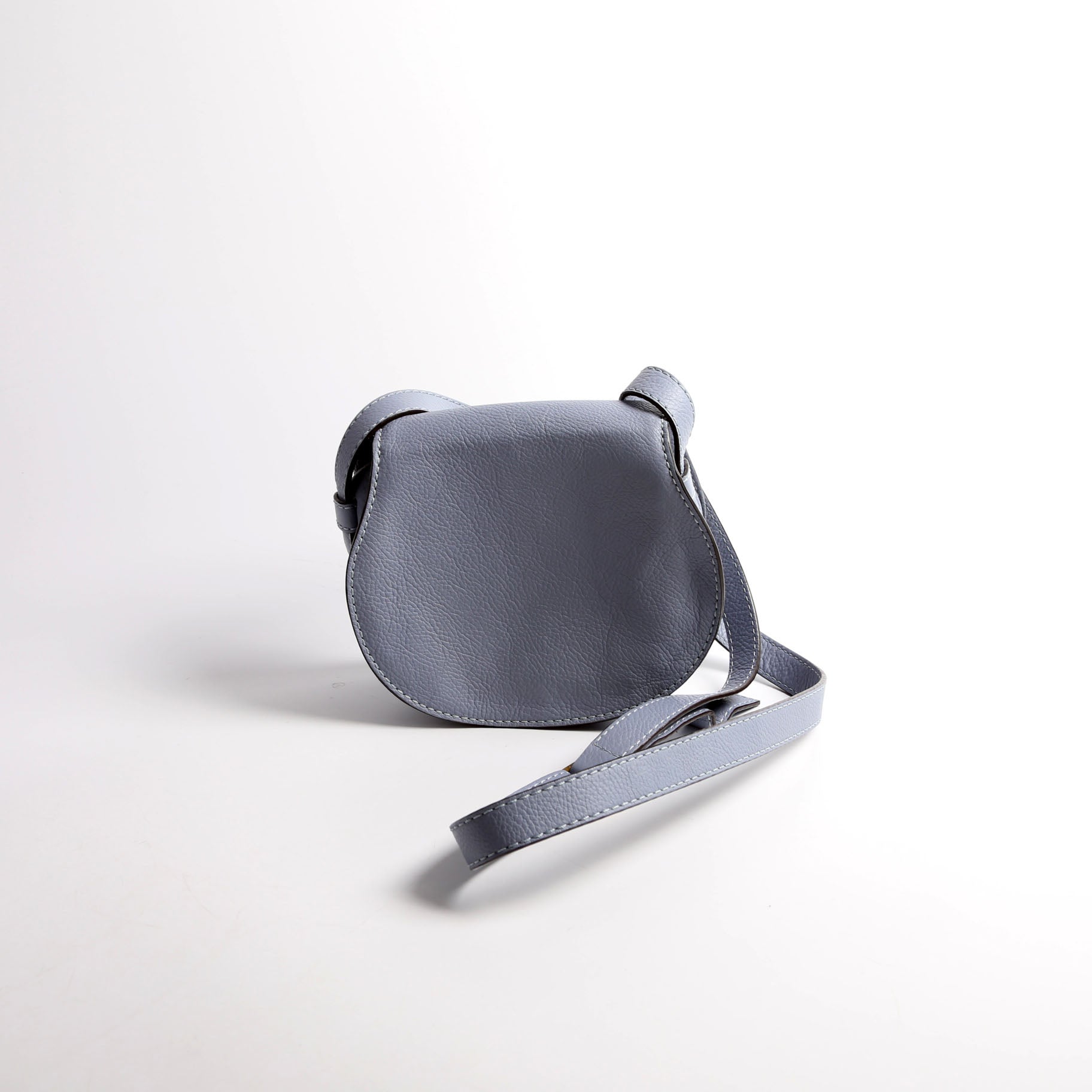 Marcie Saddle Bag Crossbody Small Light Blue