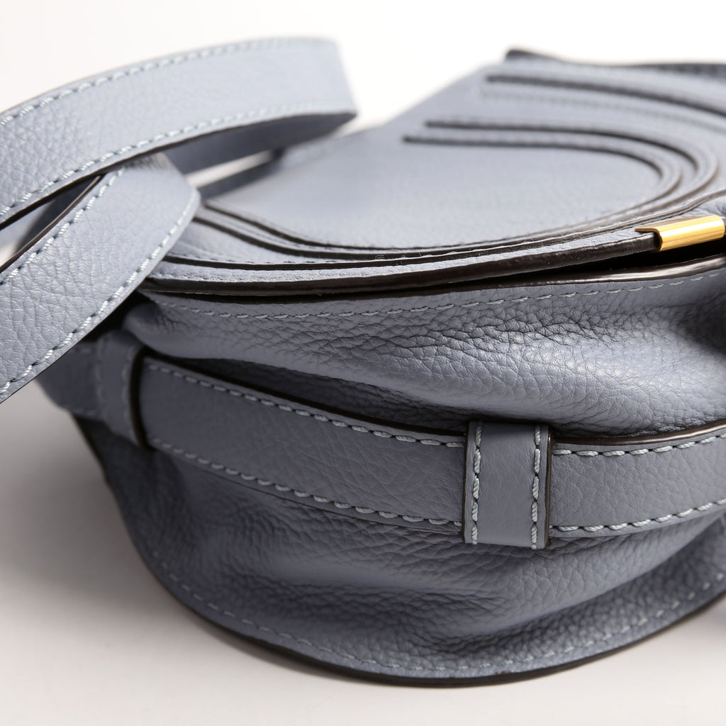 Marcie Saddle Bag Crossbody Small Light Blue