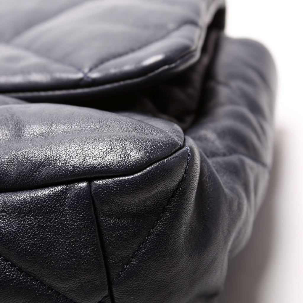 Quilted Goatskin 19 Large Flap 29M Blue