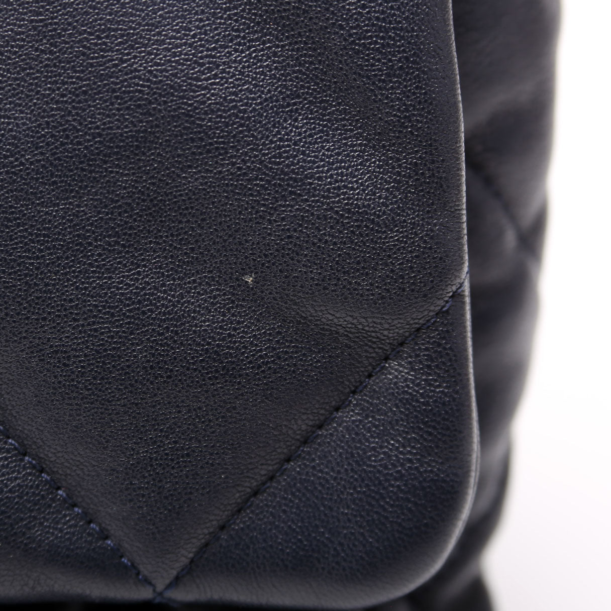 Quilted Goatskin 19 Large Flap 29M Blue