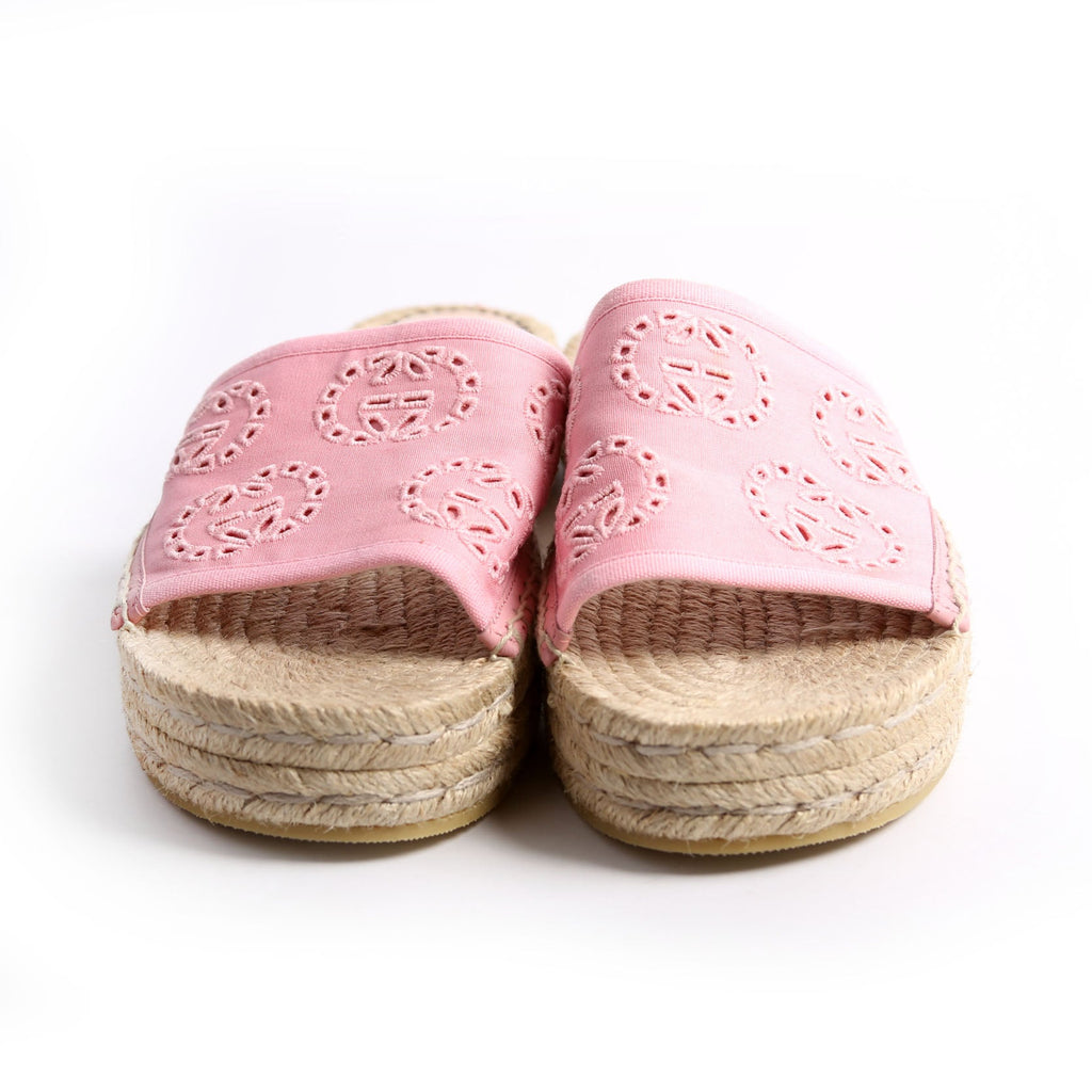 Interlocking G Damita Espadrilles Size 36 Pink