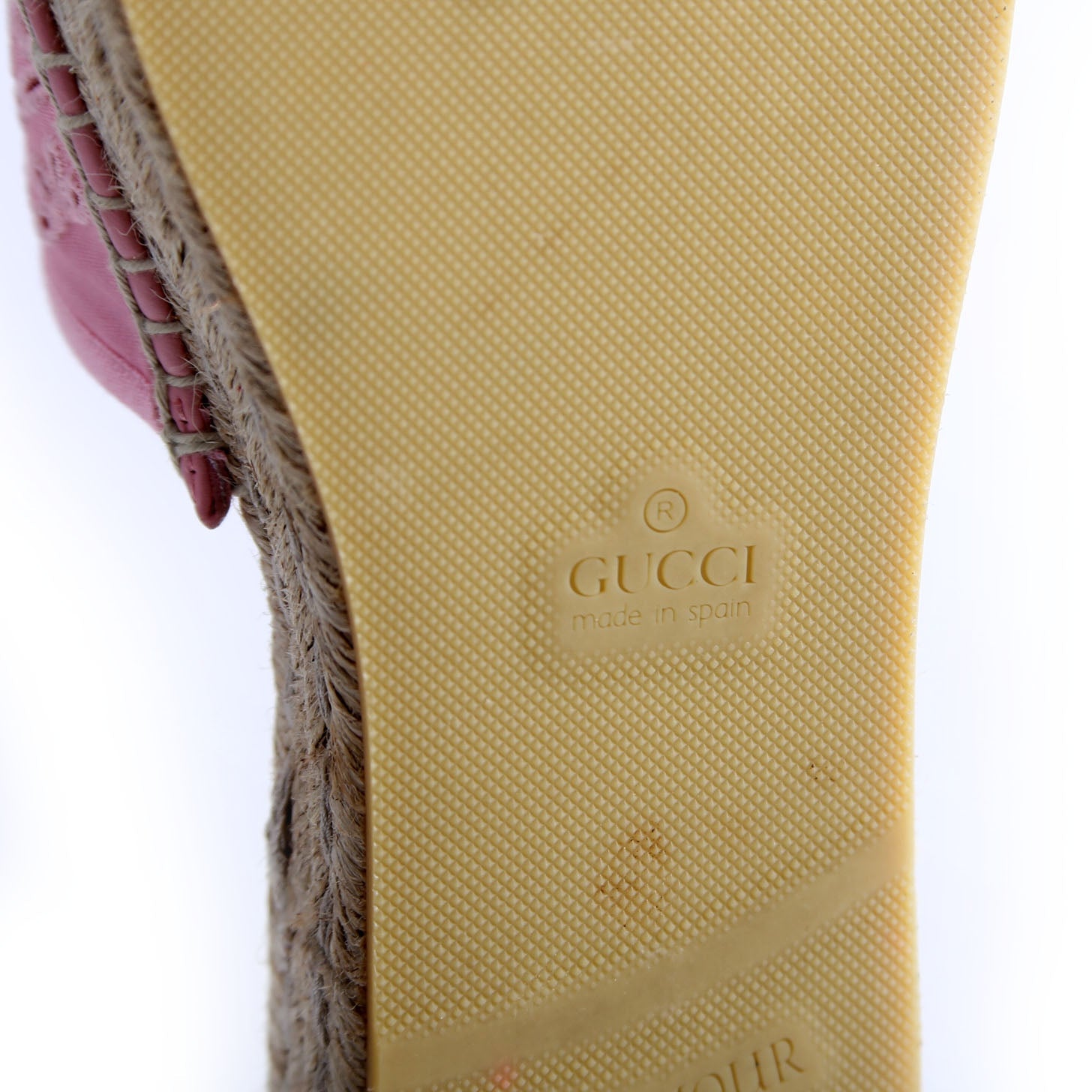 Interlocking G Damita Espadrilles Size 36 Pink