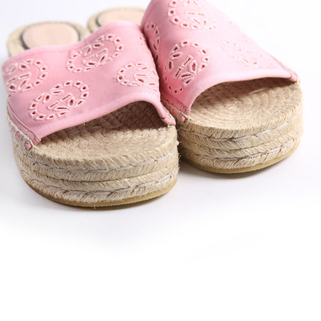 Interlocking G Damita Espadrilles Size 36 Pink