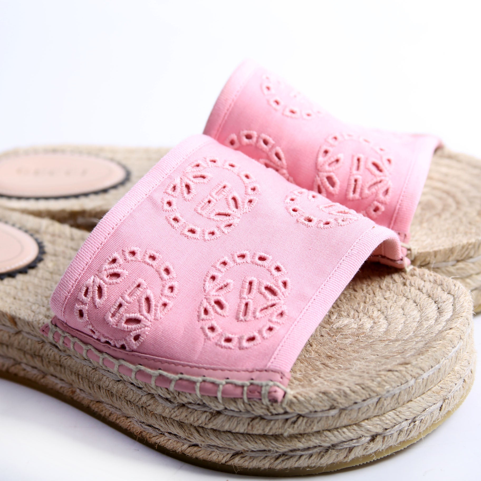 Interlocking G Damita Espadrilles Size 36 Pink