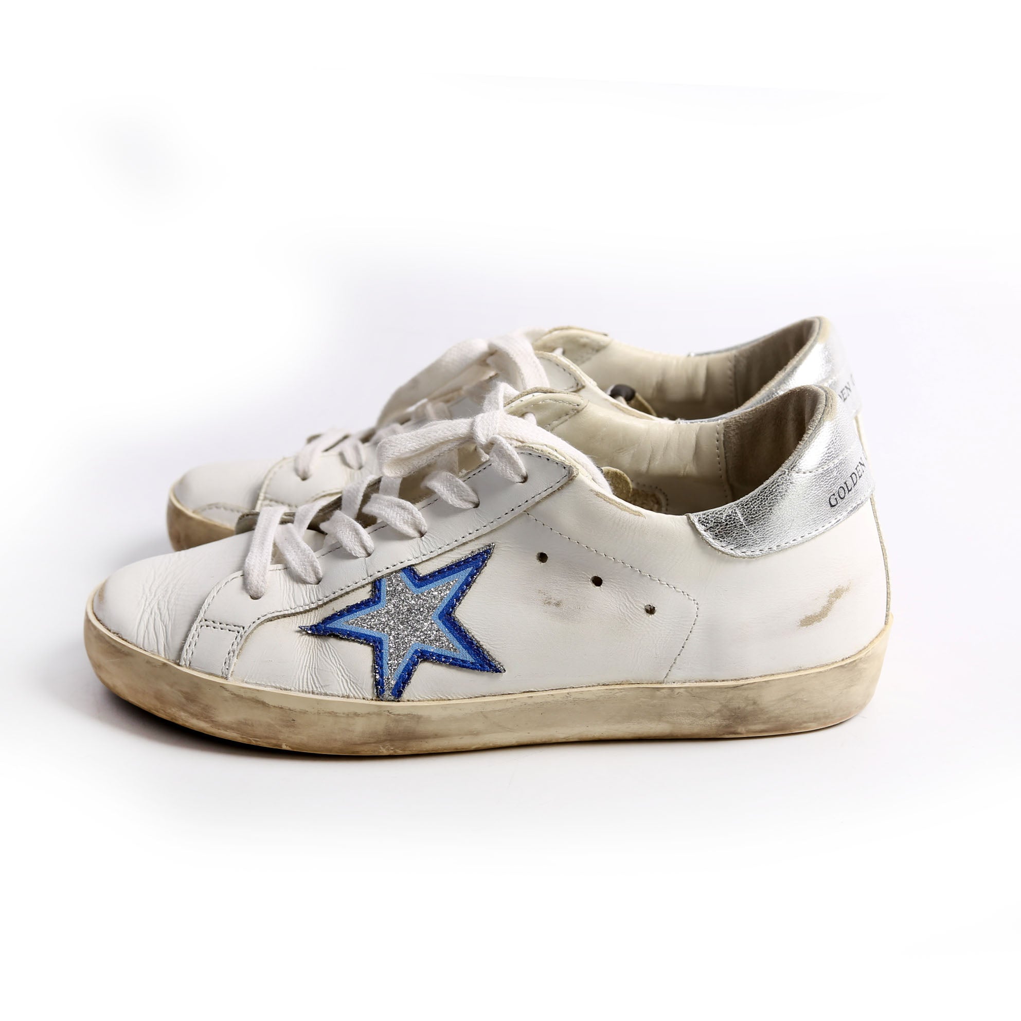 Superstar Sneakers Size 36 White/Blue