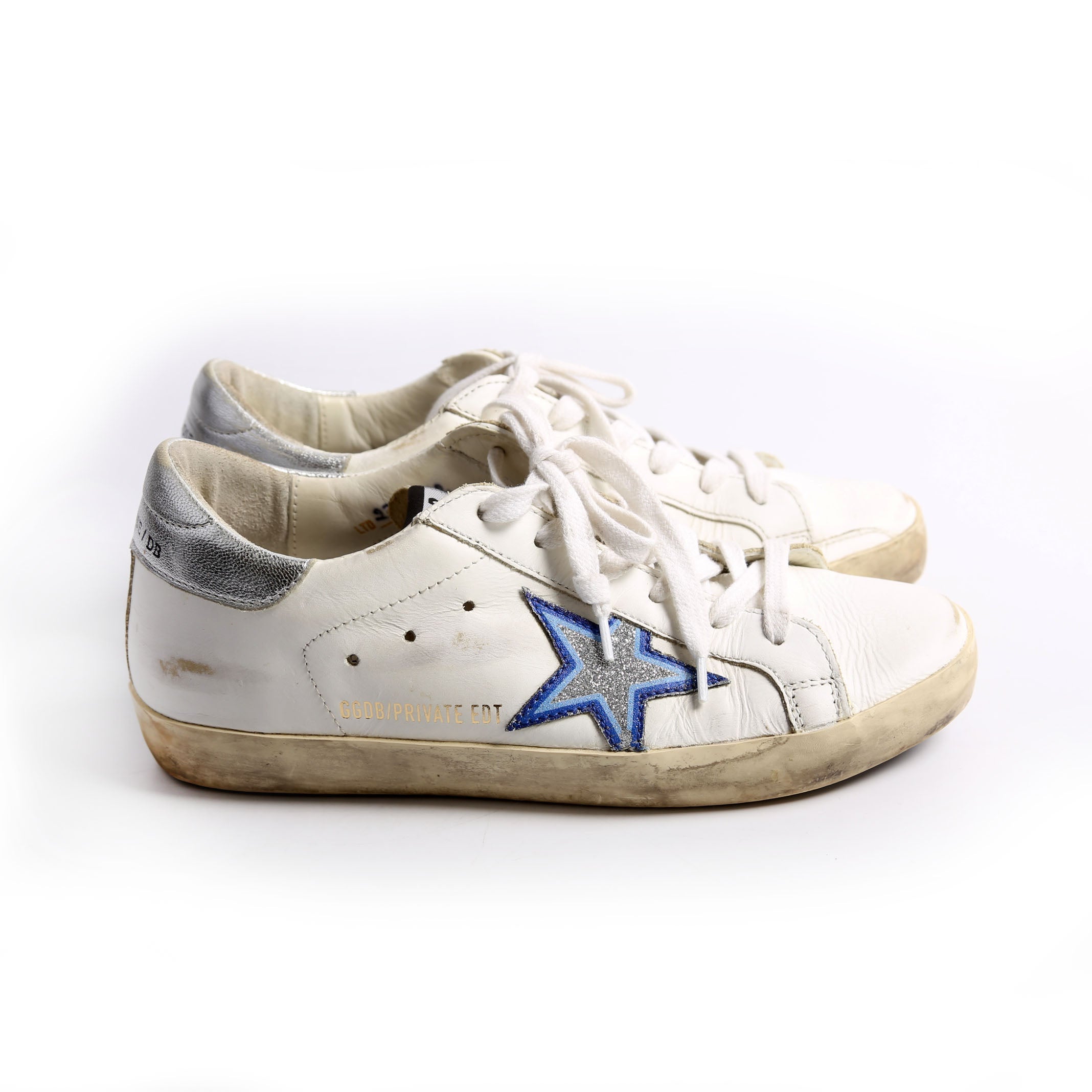 Superstar Sneakers Size 36 White/Blue