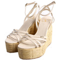 Raflower Wedge Sandals Size 36.5 Beige