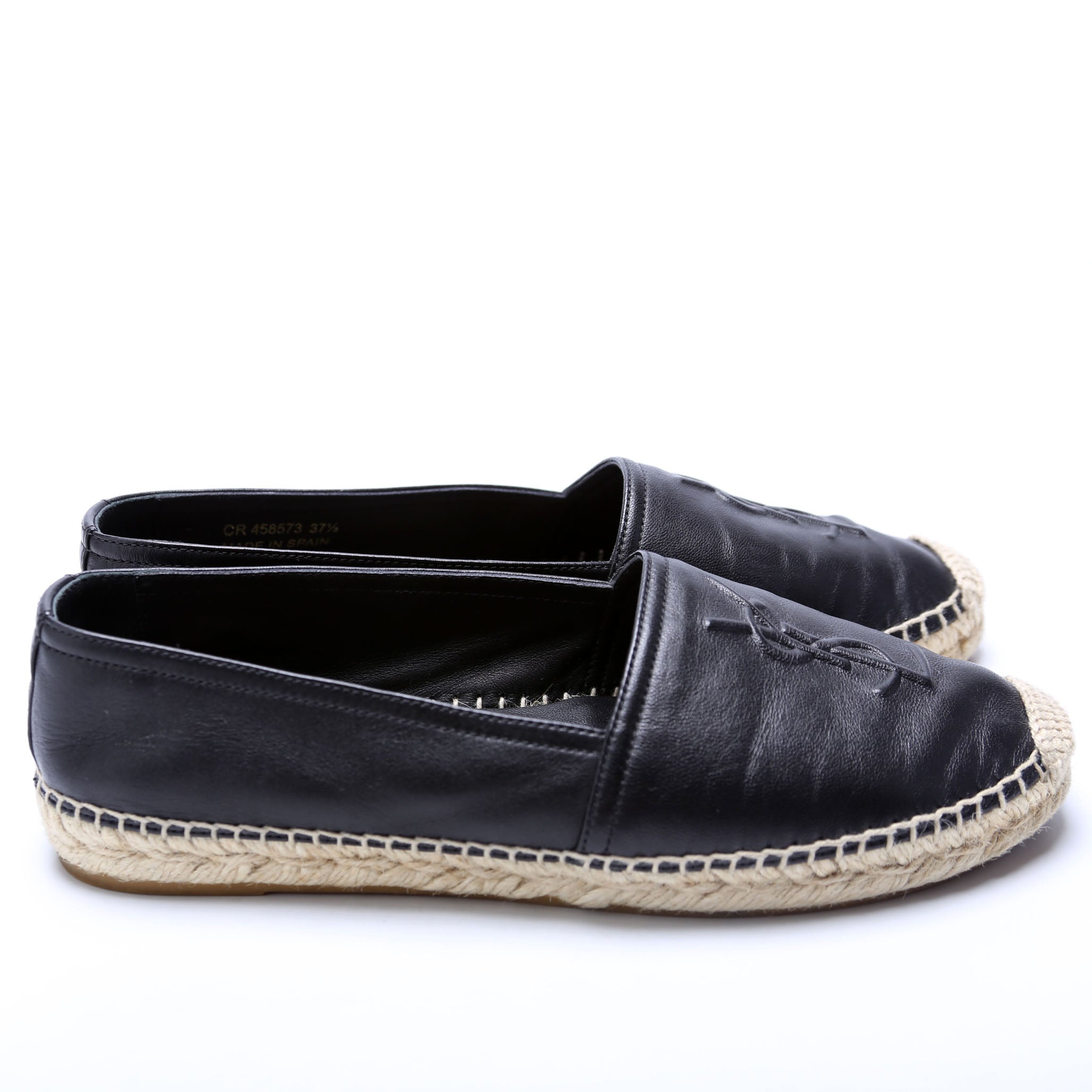 Logo Espadrilles Size 37.5 Black