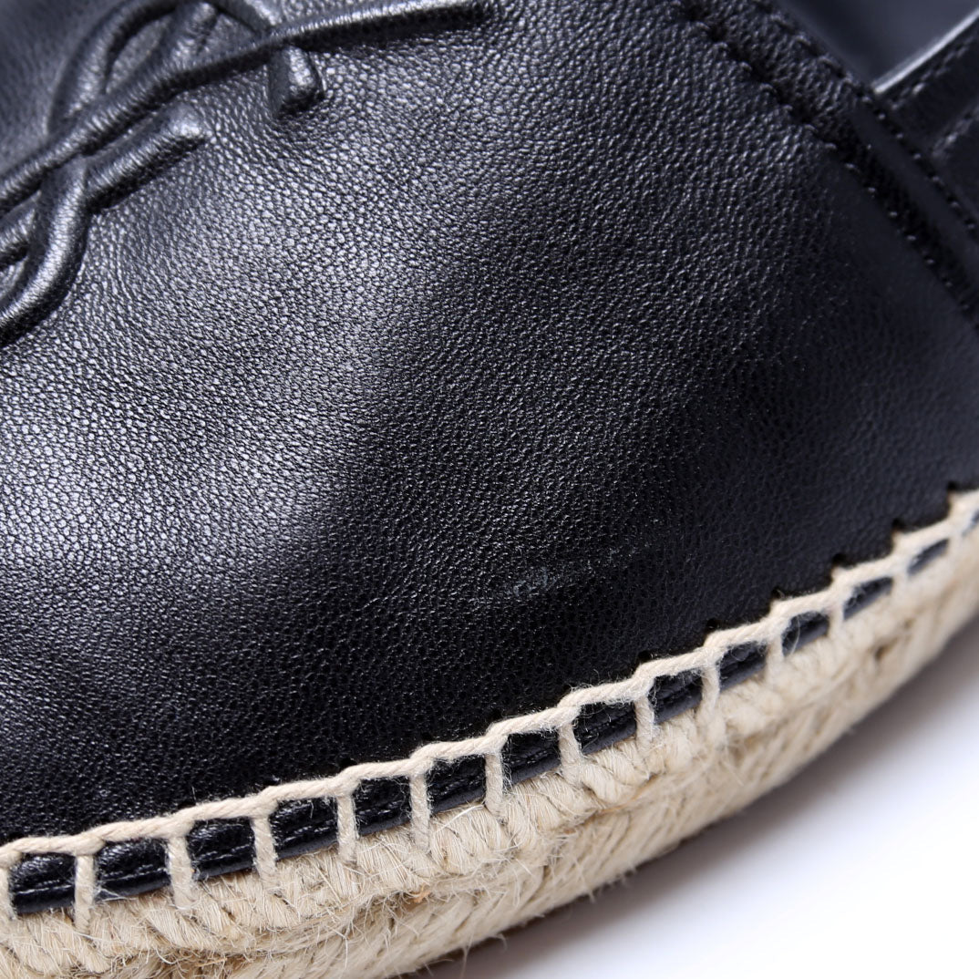 Logo Espadrilles Size 37.5 Black