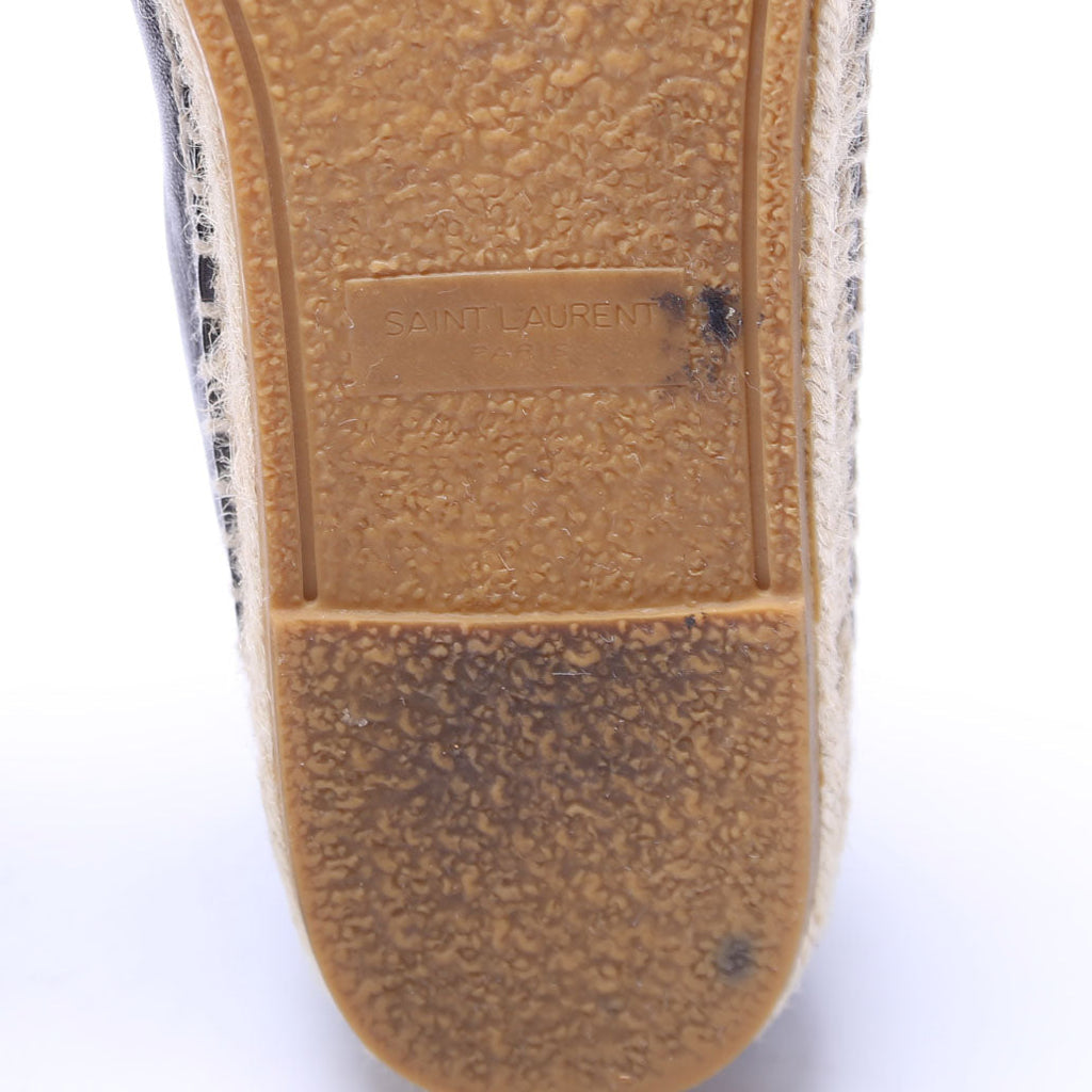 Logo Espadrilles Size 37.5 Black
