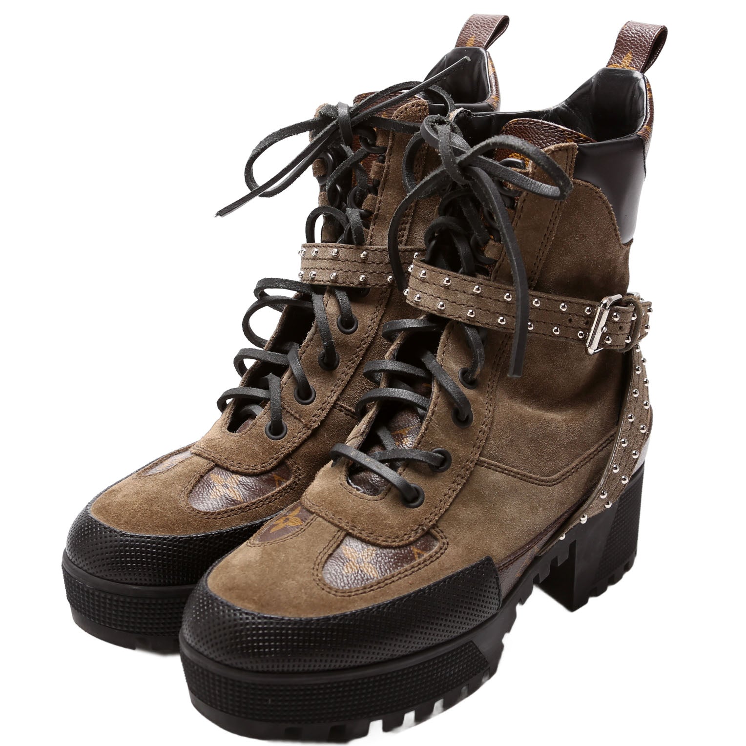 Star Trail Ankle Boots Studded Size 37 Gray