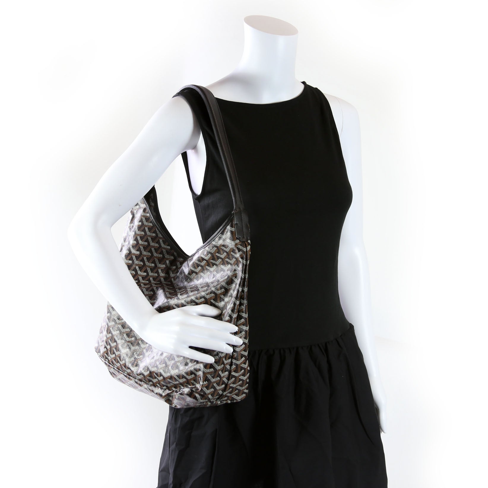 Boheme Hobo Goyardine Black/Brown