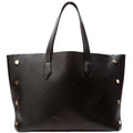 Chain Emb Bond Shopper Medium Calfskin Black