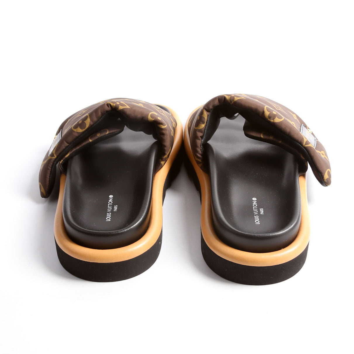 Pool Pillow Comfort Slides Size 37 Brown