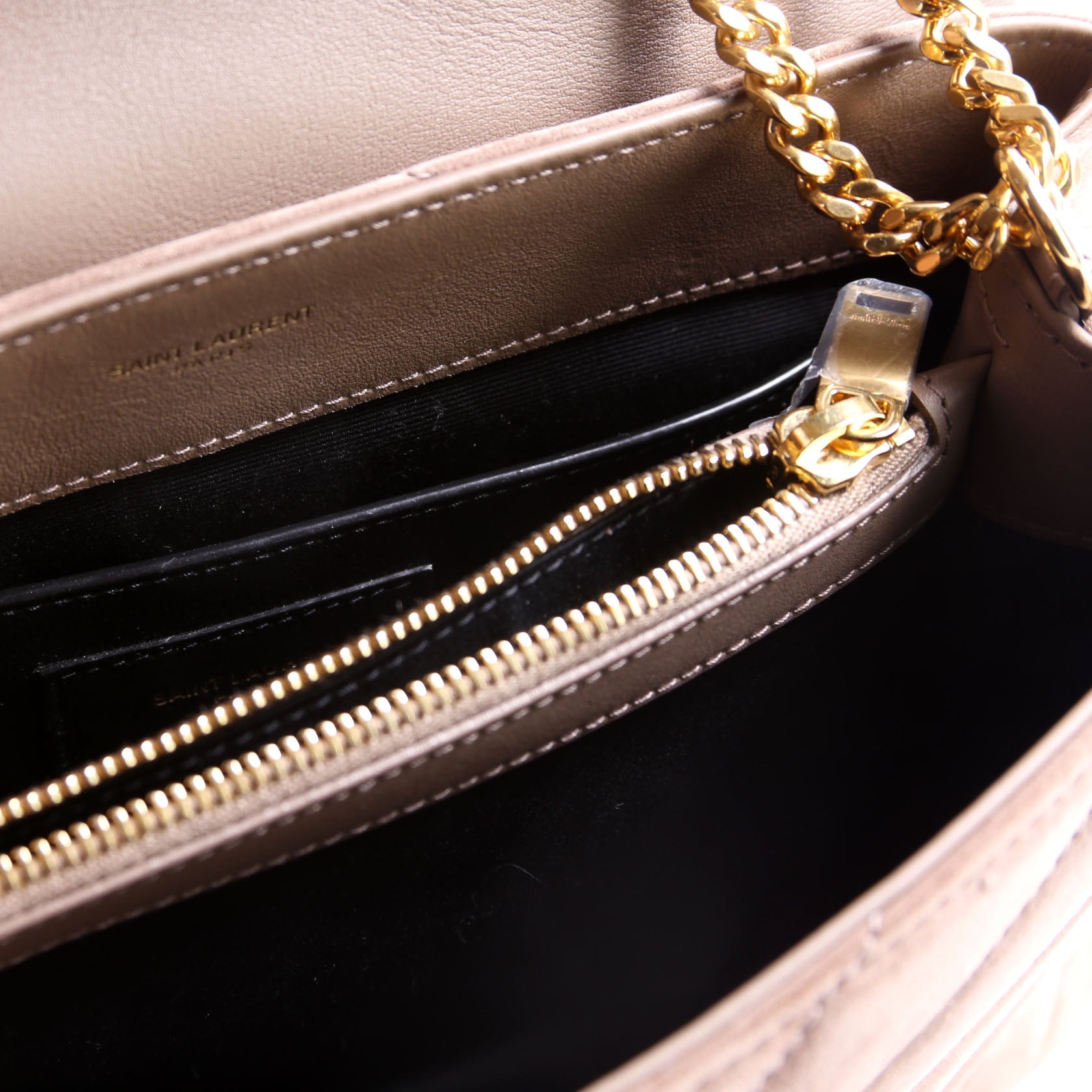 LouLou Satchel Small Suede 494699 Taupe