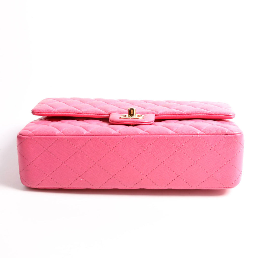Classic Flap Medium Caviar 30M Pink