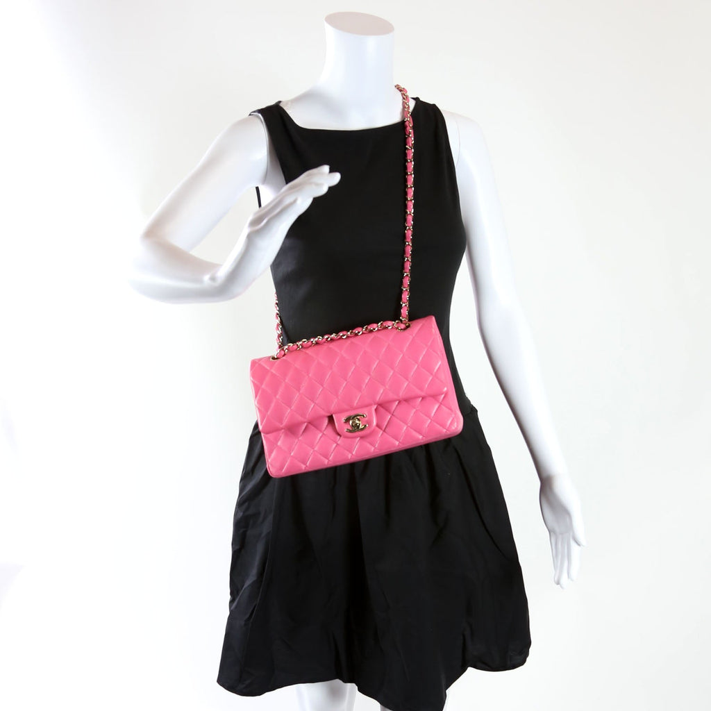 Classic Flap Medium Caviar 30M Pink